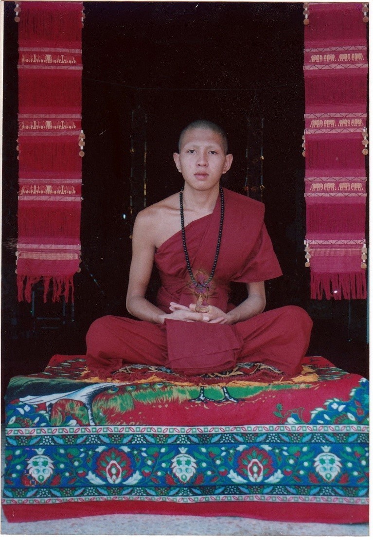 พระครูบาอริยชาติ ในชุดพัดยศ